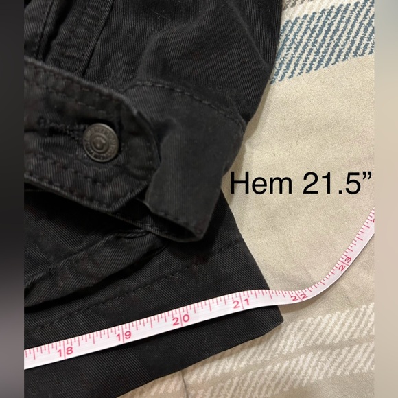 True Religion Isabelle Ombré Black Denim Utility Jacket - Picture 11 of 13